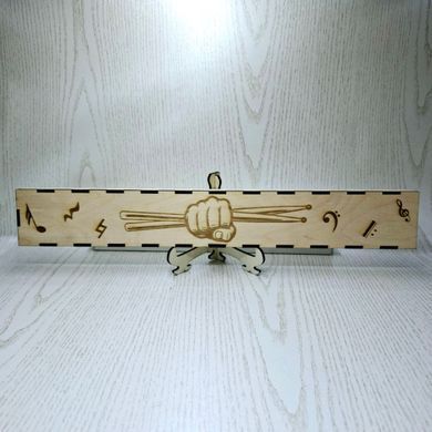 Подарунковий футляр для барабанних паличок StarSticks з принтом — стильна упаковка для справжнього барабанщика