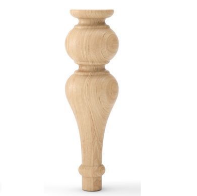 Solid Alder Bun Feet | Furniture Legs | Height: 300 mm | model МН-16