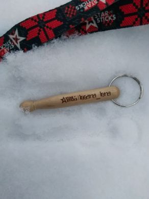 Keychain - Set of 5 pcs |Drumstick keychain with your logo |Gift for a drummer