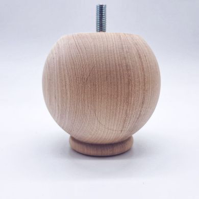 Меблеві ніжки дерев'яні з вільхи | Комплект з 4 шт | Висота - 80 мм Товщина - 85 мм