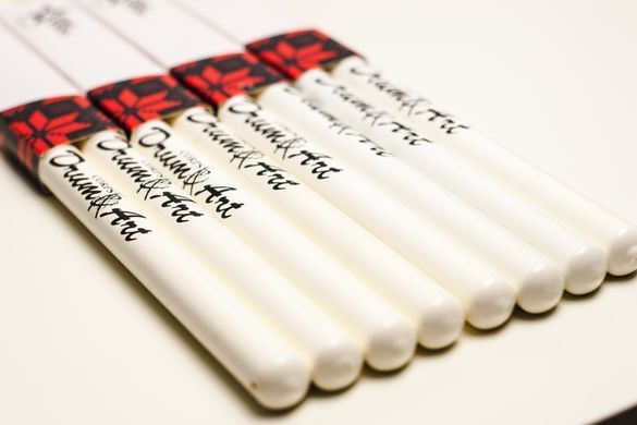 Барабанні палички StarSticks DrumArt Corps White