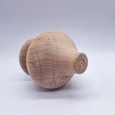 Меблеві ніжки дерев'яні з вільхи | Комплект з 4 шт | Висота - 100 мм Товщина - 90 мм