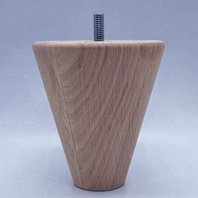 Мебельные ножки деревянные с Ольхи | Комплект из 4 шт | Высота - 100 мм Диаметр - 90 мм