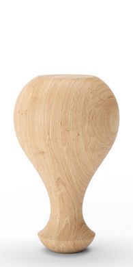 Solid Alder Bun Feet | Furniture Legs | Height: 150 mm | model МН-35