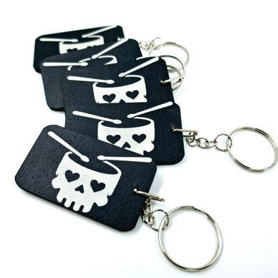 Drummer-Schlüsselanhänger — coole Accessoires mit Musikprints