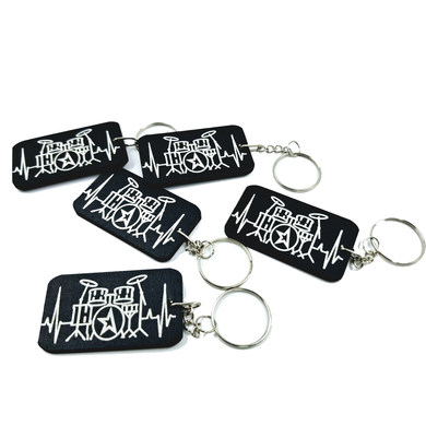 Drummer-Schlüsselanhänger — coole Accessoires mit Musikprints